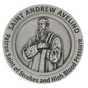 St. Andrew Avelino Strokes & High Blood Pressure Coin