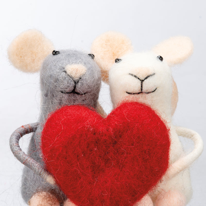 Mouse Couple Critter  (Pack of 4)