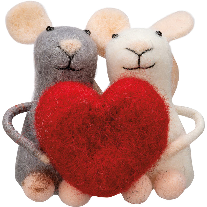 Mouse Couple Critter  (Pack of 4)