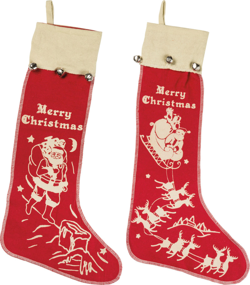 Large Bell Stocking Set (2 ST2)