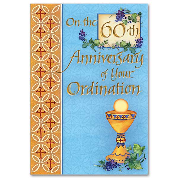 60th Ordination Anniversary - Priest 60th Ordination Anniversary Card