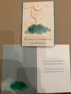 First Communion Greeting Card