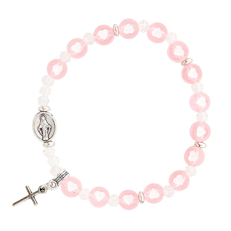 Love Bracelet With Miraculous Dangle - Pink