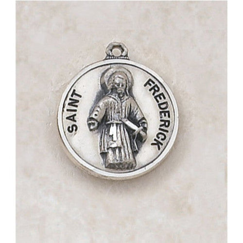 Saint Frederick Medal - in Sterling Silver